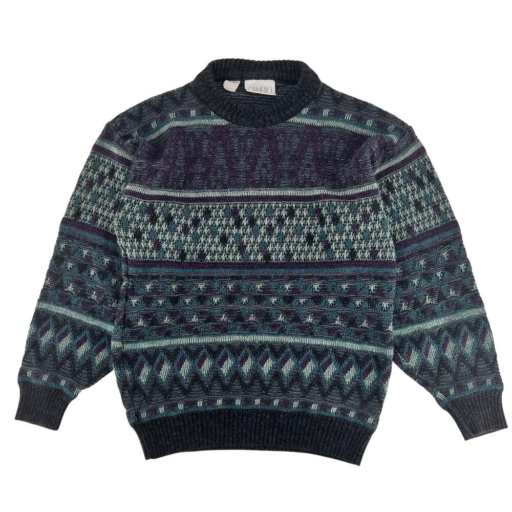 Vintage 90s Abstract Sweater Cambio Italia 1990s